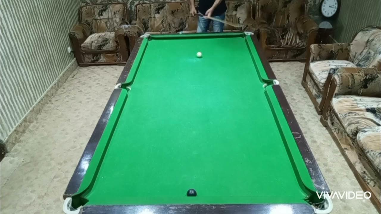 snooker black ball trick shot.😎 YouTube