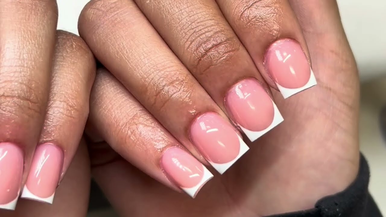 Perfect White French Tip Nails 🤍✨| Watch Me Work | TheeNailGaloree