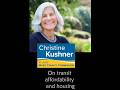 Christine Kushner-Candidate for Wake County Commissioner At-Large on Housing and Transit