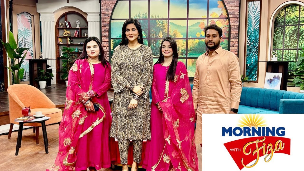 Morning with Fiza morning show ♥️♥️ with All team😍