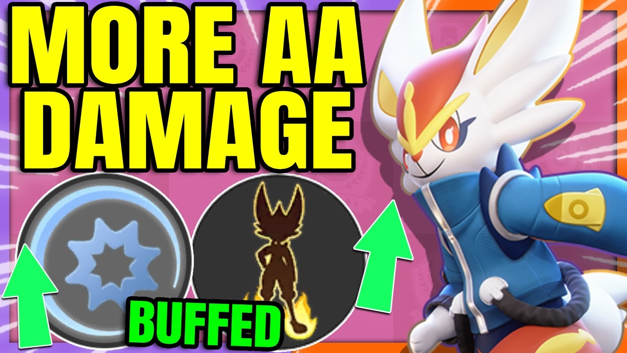 This CINDERACE BUILD makes the most use out of the AUTO ATTACK BUFFS | Pokemon Unite