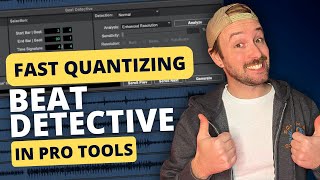 Fast quantizing using Pro Tools' Beat Detective! | Quantize your drums in less than 5 minutes!