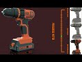 Fusion 360 Modeling Course (Power Drill) - Back Refinement