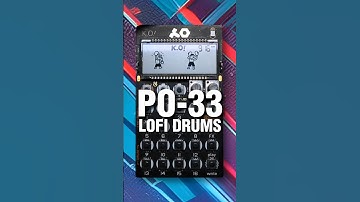 PO-33 Drum Kit: Lofi Drums🥁 (with Sliceable Audio Samples for Pocket Operator PO-133 & PO-33)