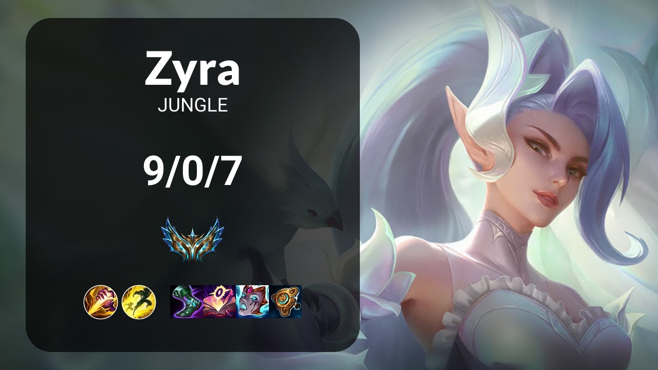 Zyra vs Graves JUNGLE - KR CHALLENGER Patch 14.22