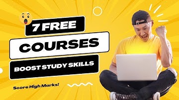 7 FREE Courses to Improve Study Skills 📖 & Score High Marks 💯 #DeCODEBrain