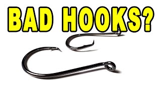 Are These Bad Hooks  Offset Circle Hooks vs. Inline Circle Hooks
