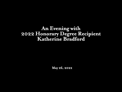 An Evening with 2022 Honorary Degree Recipient Katherine Bradford