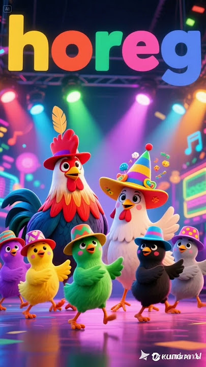 Pesta Ayam Warna-Warni! Joget Bareng Ayam Jantan & Betina Berlampu Horeg!  #ayampelangi #shortsfeed