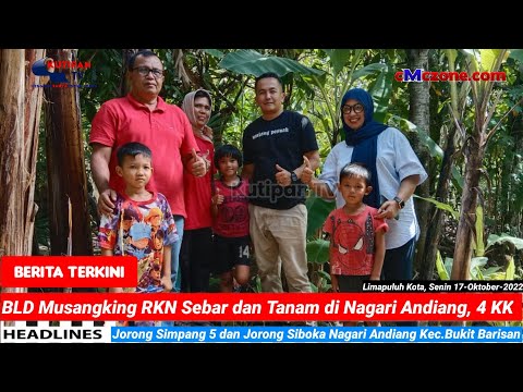 BLD Musangking RKN Sebar dan Tanam di Nagari Andiang