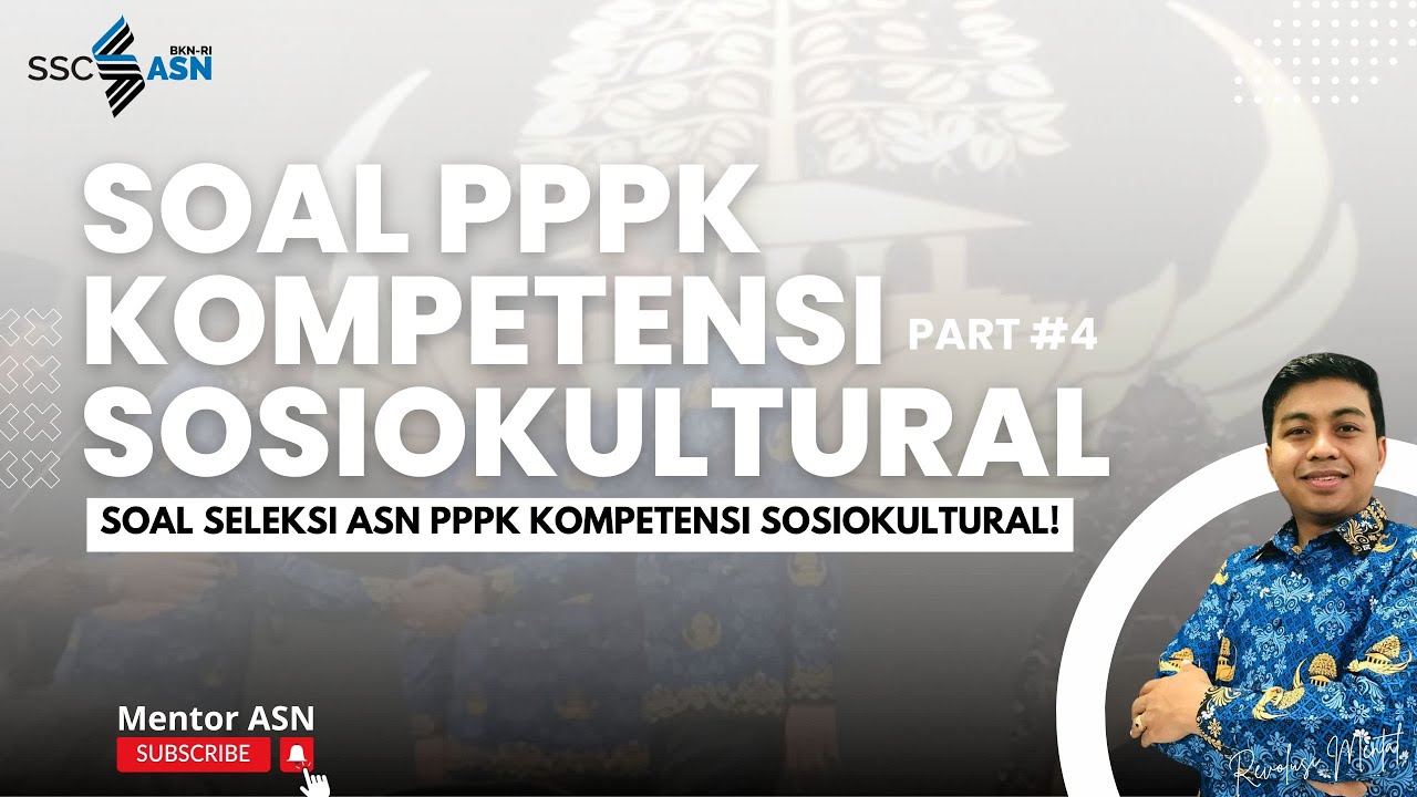 TERBARU‼️FR SOAL SOSIOKULTURAL SEMUA FORMASI SELEKSI ASN PPPK – PART 4
