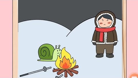 Brain test All star IQ boost Master Level 12 help the man escape the venomous snail