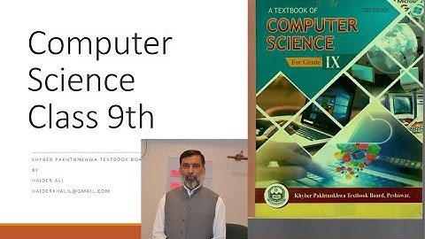 Class 9th - Computer Science (Course Introduction)