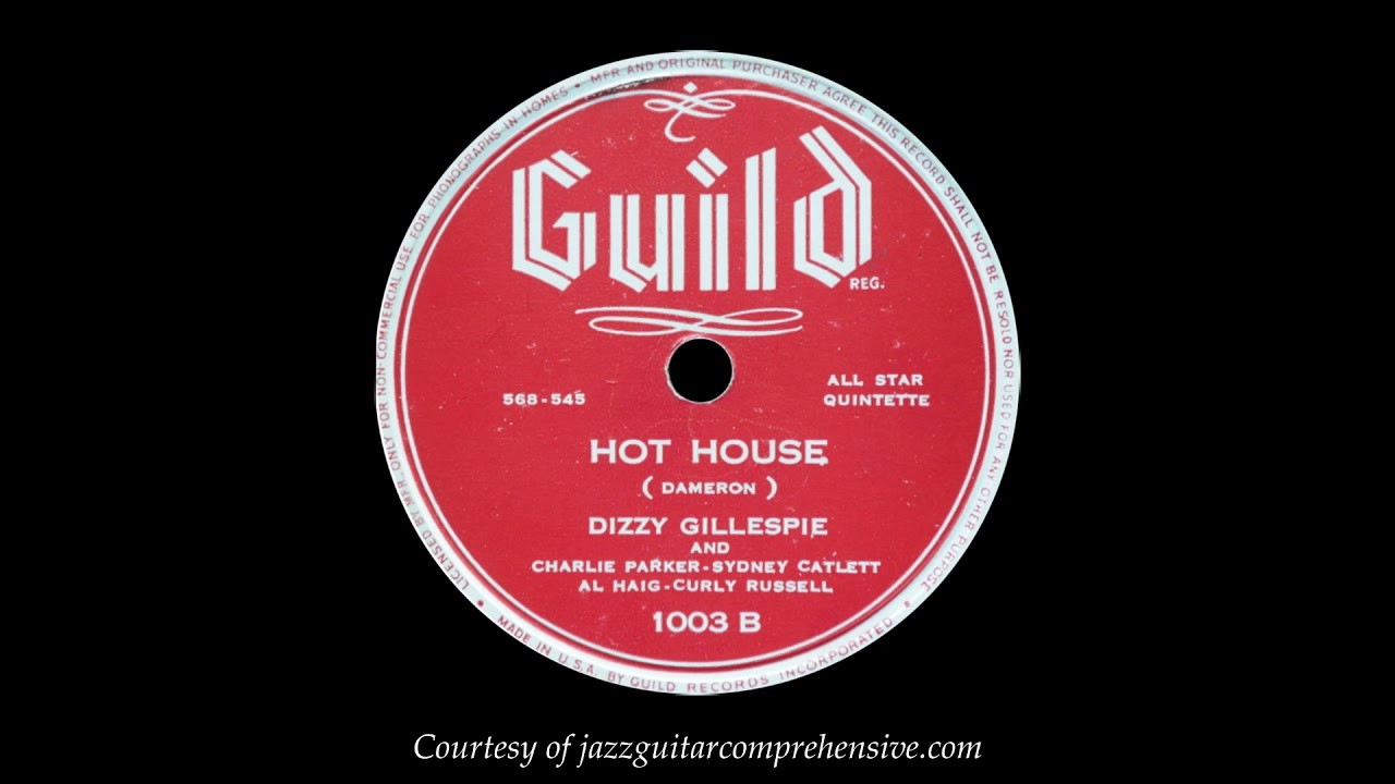 Dizzy Gillespie (1945) FIRST RECORDING [HOT HOUSE] - YouTube