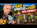 Gas vs  Spiritus vs  Esbit – welcher Campingkocher ist wirklich der beste?
