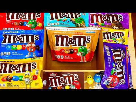 M&M’s Chocolate Candy Unboxing ASMR - Huge Box of M&M’s (Satisfying Sounds)