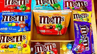 M&amp;M’s Chocolate Candy Unboxing ASMR - Huge Box of M&amp;M’s (Satisfying Sounds)