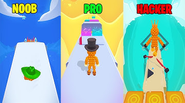 NOOB  vs PRO vs HACKER - Pixel Rush