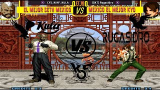 KOF 2002-TOP Kula DESAFÍA AL Mejor Kyo MÉXICO👉¡CUIDADO Combos 100% Kyo + COMBOS 100% IORI🤜🤪🤛!