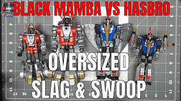 Black Mamba VS POTP Slag and Swoop, Oversized Dinobots Part 4