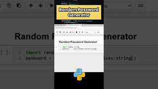 How to Generate a Random Password in Python | Python me random password kaise banayein?