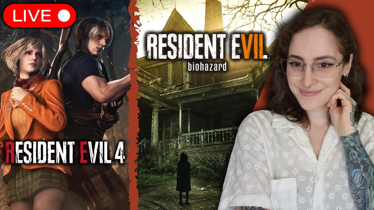 🔴 Resident Evil 4 [END] and Resident Evil 7 Playthrough [01]