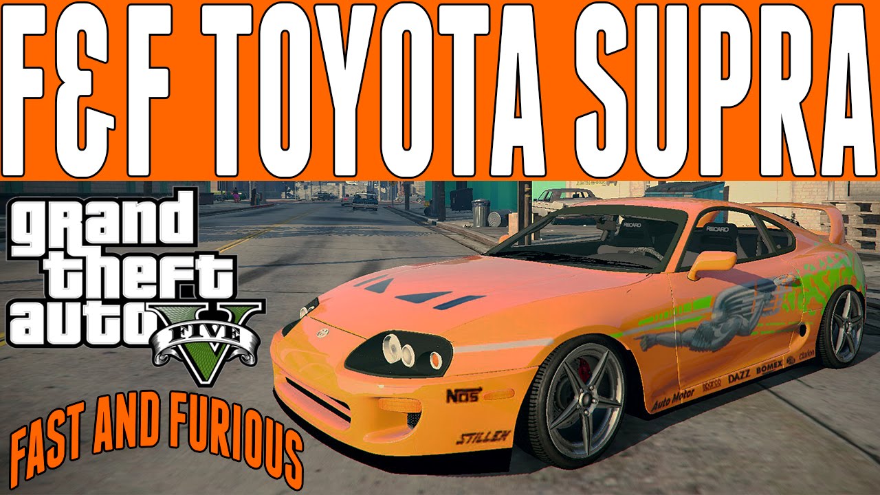 GTA 5 Fast & Furious Toyota Supra : GTA 5 Drift Course - GTA 5 Mods