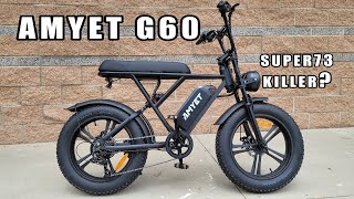 SUPER73 Killer? // AMYET G60 Moped Style E-BIKE 🚲