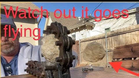 My first time cracking geodes with a cast iron pipe cutter