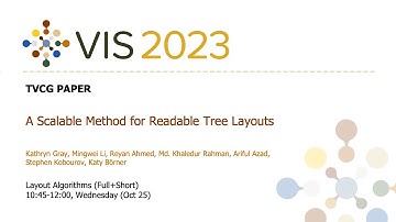 A Scalable Method for Readable Tree Layouts - Fast Forward | VIS 2023