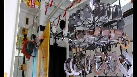 Mayflay Hanger Stepping Type Continuous Working Overhead Rail Shot Blasting Machine