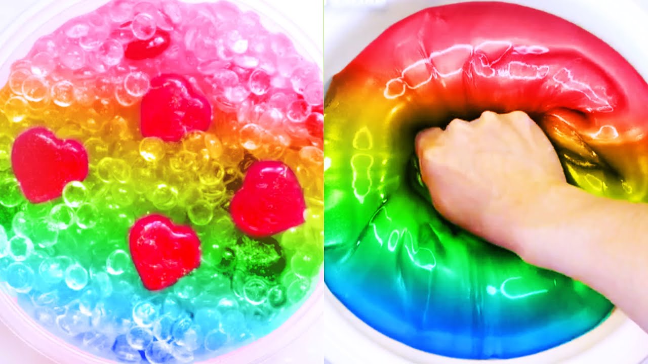 Relaxing Slime Compilation ASMR Oddly Satisfying Video - YouTube