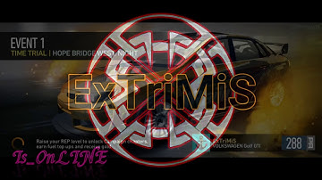 EVENT 1     TIME TRIAL  |  HOPE BRIDGE WEST, NIGHT