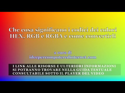 Video: Come regolare i colori su un monitor LCD (con immagini)