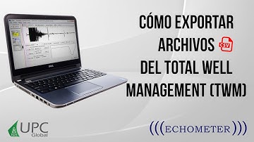 Echometer Total Well Management: Cómo exportar archivos CSV