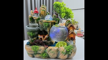 Hướng Dẫn Sử Dụng Gắn Bơm Thác Nước Phong Thuỷ Hòn Non bộ Tiểu cảnh bể cá