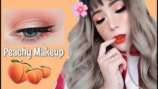 🍑MAKEUP TÔNG CAM ĐÀO - PEACHY MAKEUP TUTORIAL | TY LÊ|