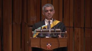 Graduation 2017: Mayor of London, Sadiq Khan
