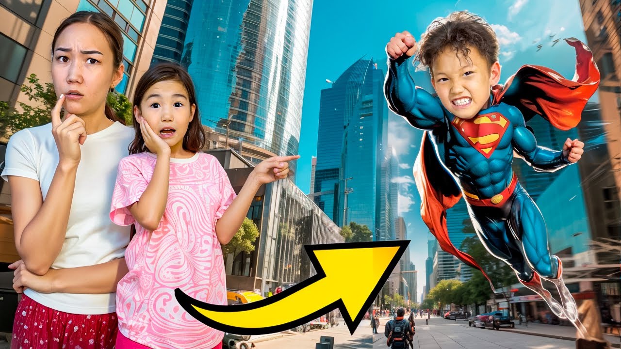 Алинур СУПЕРМЕН😱🦸Мама қарақшы болып кеттіма?