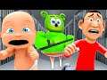 Baby and daddy escape gummy bear prison