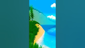 How to make a beautiful open world with stylized lake
