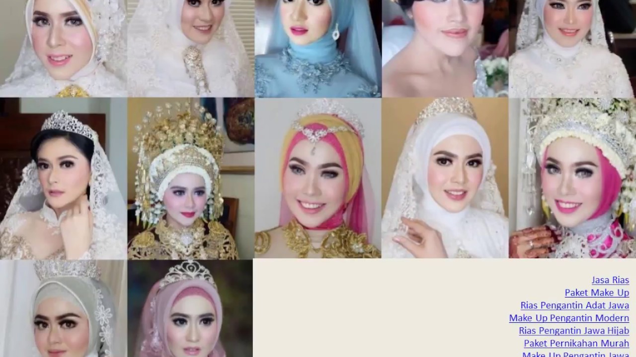 TERCANTIK WA 0817 9144 790 Paket Make Up Rias Pengantin Jawa Modern Makeup Pengantin Muslim