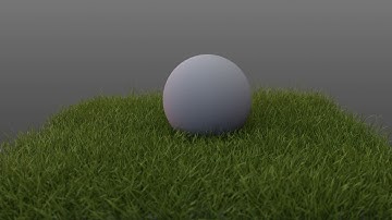 Maya Grass Collision Test