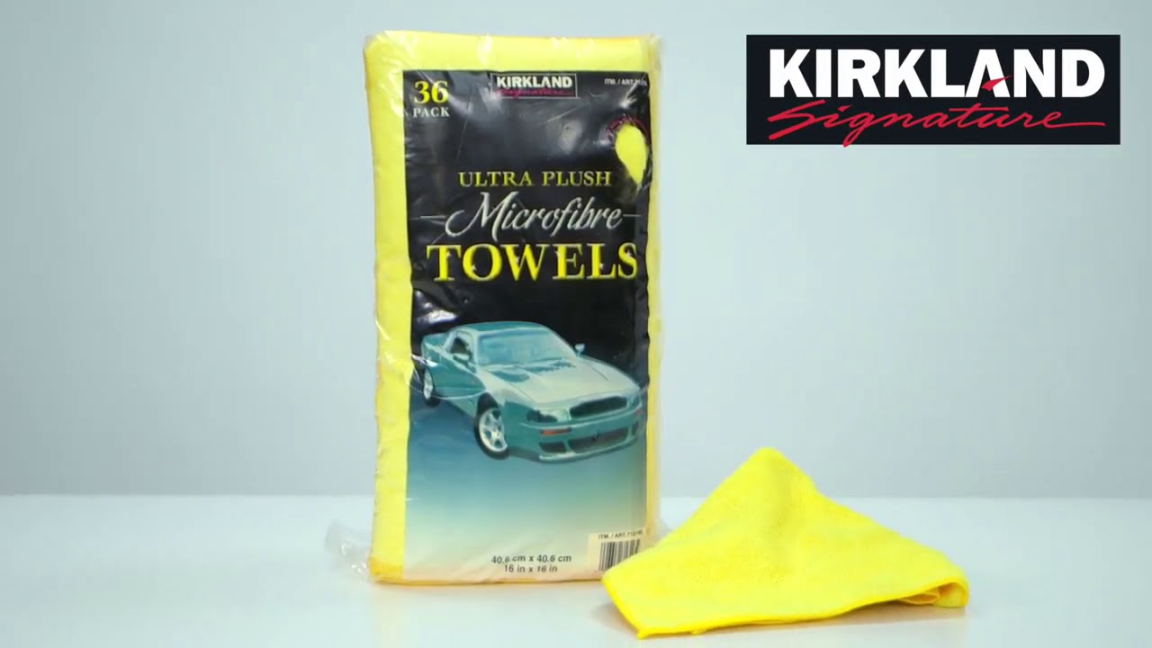 Kirkland Signature Microfiber Towels YouTube