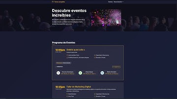 Sistema de Eventos v1 | hecho en Laravel 10 y MySQL | Registro, Tickets y Administración