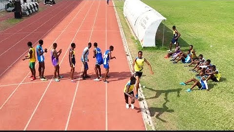 OKESS win boy’s 4x400m final with massive gap. Zone 3. Inter-Co. 2025.