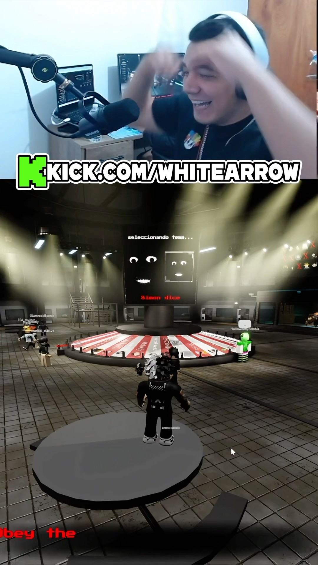 Momento Divertido Con @cuttiebubble (Parte 2) #roblox  #shorts #funny #horror #kick