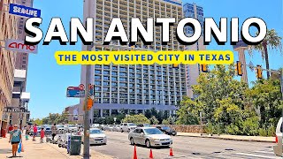 San Antonio 4K - Driving in Downtown San Antonio, Texas 🇺🇸