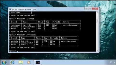 COMO CREAR BASE DE DATOS EN MYSQL POR CONSOLA