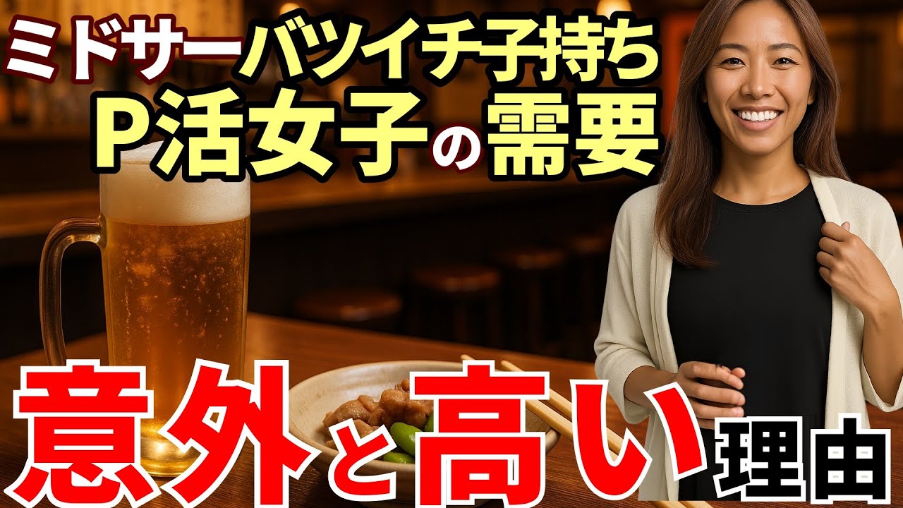 30代半ばバツイチ子持ちパパ活女子の需要が意外と高い理由